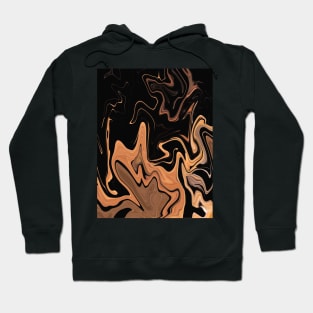 Milk Tea - Digital Liquid Paint Swirls Hoodie